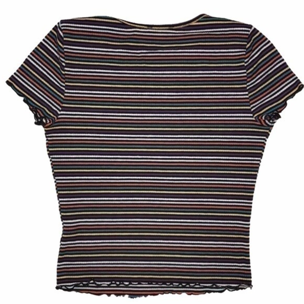 Iris Striped Ruffle Top - Picture 7 of 7